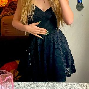 black dress